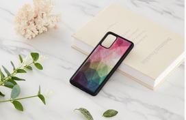 samsung s20 deklas - iKins case for Samsung Galaxy S20  water flower juodas - 3 nuotrauka