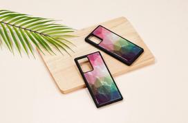 samsung galaxi note 20 - iKins case for Samsung Galaxy Note 20 Ultra water flower juodas - 4 nuotrauka