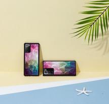 samsung galaxi note 20 - iKins case for Samsung Galaxy Note 20 Ultra water flower juodas - 5 nuotrauka