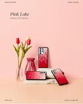 s21 telefonas samsung - iKins case for Samsung Galaxy S21 pink lake juodas - 3 nuotrauka