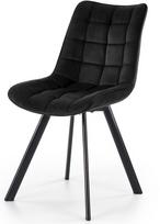 Valgomojo kėdė Halmar K332 Black, juoda