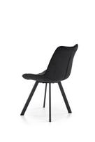 valgomojo kedes - Valgomojo kėdė Halmar K332 Black, juoda - 2 nuotrauka