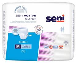  SENI ACTIVE SUPER MEDIUM, sauskelnės-kelnaitės, 10 vnt.