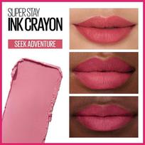 maybelline new york super stay matte - Maybelline Super Stay Ink Crayon Lipstick matiniai lūpų dažai 1,13 g. - 30 Seek Adventure - 4 nuotrauka