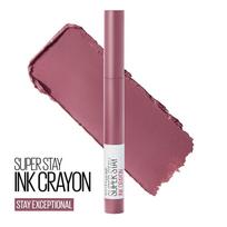 maybelline new york super stay matte - Maybelline Super Stay Ink Crayon Lipstick matiniai lūpų dažai 1,13 g. - 25 Stay Exceptional - 2 nuotrauka