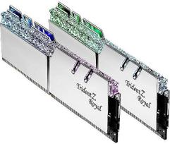 3600mhz ddr4 ram - G.Skill DDR4 - 32 GB -3600 - CL - 18 - Dual kit, Trident Z Royal (sidabrinis, F4-3600C18D-32GTRS) - 3 nuotrauka
