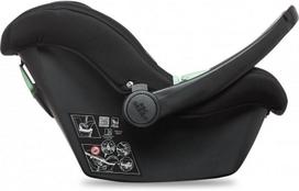 abc design - Automobilinė kėdutė ABC Design Tulip Black  0-13 kg. - 7 nuotrauka