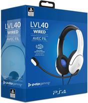 ps4 ausines - PDP LVL40 (White/ Black) - 9 nuotrauka