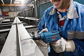 elektrinis greztuvas - Elektrinis gręžtuvas Bosch GBM 10-2 RE Professional - 3 nuotrauka