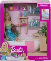 princeses suknele - Lėlė Mattel Barbie Fizzy Bath GJN32 - 6 nuotrauka