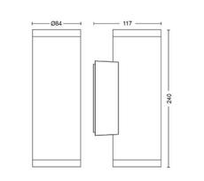 ismanus sviestuvas - Išmanioji šviesa Philips Hue Appear Outdoor Wall Light - 8 nuotrauka