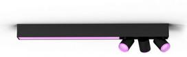 Philips Centris 3-Spot Ceiling Light Black
