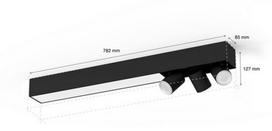 philips centris - Philips Centris 3-Spot Ceiling Light Black - 3 nuotrauka