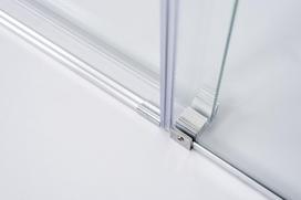brasta glass - Berėmė slankioji dušo kabina Baltijos Brasta Vesta - 4 nuotrauka