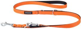 Amiplay reguliuojamas pavadėlis 6 in 1 Twist, L, oranžinis