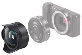 objektyvas sony e mount - Sony VCL-ECF2 10-13mm f/2.8-22 Fisheye Converter - 2 nuotrauka