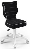 Entelo Childrens Chair Petit Size 4 White/Black JS01