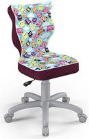 Entelo Childrens Chair Petit Size 4 Purple/Owls ST32