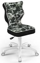 Entelo Childrens Chair Petit Size 4 White/Camo ST33