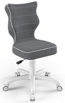 Entelo Childrens Chair Petit Size 3 White/Dark Grey JS33