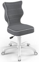 Entelo Childrens Chair Petit Size 4 White/Dark Grey JS33
