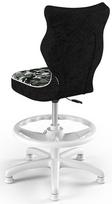 vaikiska kede - Entelo Petit Black HC+F Size 3 Children Chair ST33 White/Camo - 3 nuotrauka