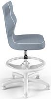 vaikiska kede - Entelo Petit Black HC+F Size 3 Children Chair JS06 White/Blue - 2 nuotrauka