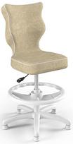 Entelo Petit Black HC+F Size 4 Children Chair VS26 White/Beige