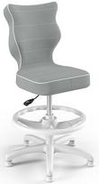 Entelo Petit Black HC+F Size 4 Children Chair JS03 White/Grey
