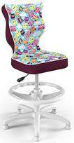 Entelo Petit Black HC+F Size 4 Children Chair ST32 White/Owls