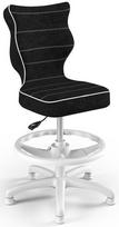 Entelo Petit Black HC+F Size 3 Children Chair VS01 White/Black