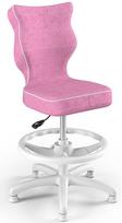 Entelo Petit Black HC+F Size 3 Children Chair VS08 White/Pink
