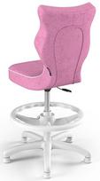 vaikiska kede - Entelo Petit Black HC+F Size 3 Children Chair VS08 White/Pink - 3 nuotrauka