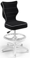 Entelo Petit Black HC+F Size 3 Children Chair JS01 White/Black