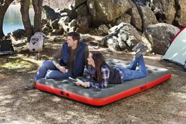 relax - Dvivietis pripučiamas čiužinys Bestway  Roll -amp  Relax , 203x152x22 - 5 nuotrauka