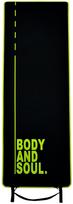 aerobine - PROfit Exercise Mat Body and Soul 180x60x0.6cm Black - 2 nuotrauka
