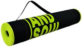 aerobine - PROfit Exercise Mat Body and Soul 180x60x0.6cm Black - 3 nuotrauka