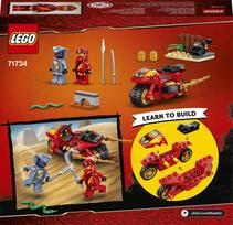 lego motociklas - LEGO NINJAGO Kai ašmenų motociklas 71734 - 8 nuotrauka