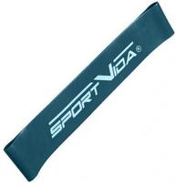pasipriesinimo guma - SportVida Rubber Expander Mini Band 600x50x1.4mm Blue - 2 nuotrauka