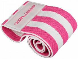 SportVida Fitness & Crossfit Rubber Hip Band 32x7.6cm Pink