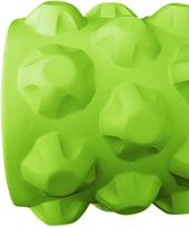 treniruociu cilindras - SportVida EVA Exercise And Massage Foam Roller 33x3cm Lime - 4 nuotrauka
