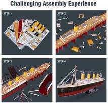 cubicfun 3d puzzle - 3D dėlionė Cubicfun Titanic, 266 vnt. - 3 nuotrauka