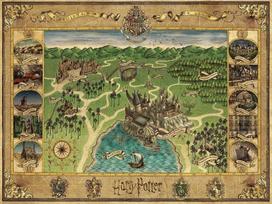 harry potter puzzle - Ravensburger Puzzle Harry Potter Howarts Map 1500pcs 16599 - 2 nuotrauka