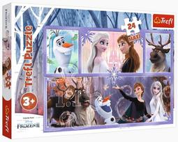 frozen puzzle - Trefl Maxi Puzzle Frozen II 24pcs 14345 - 1 nuotrauka