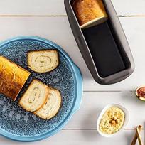 loaf pan - Lurch Flexiform Loaf Pan 25cm Brown Silicone - 4 nuotrauka