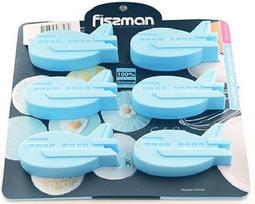 silikonas formoms - Fissman Cake Mold Plane 22x20x2.5cm 6 Cups Blue - 2 nuotrauka