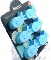 silikonas formoms - Fissman Cake Mold Plane 22x20x2.5cm 6 Cups Blue - 5 nuotrauka