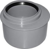 galas vamzdzio - Tarpmovė Magnaplast HTplus, 110 mm - Lygus galas / 75 mm - Movinis galas - 1 nuotrauka