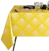 AmeliaHome Oxford Tablecloth AH Piramides Yellow 140x300cm