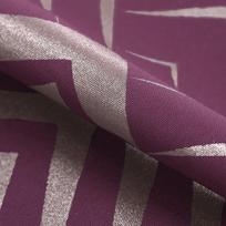 bordo spalva - Staltiesė AmeliaHome Piramides, violetinė, 1800 mm x 1400 mm - 2 nuotrauka